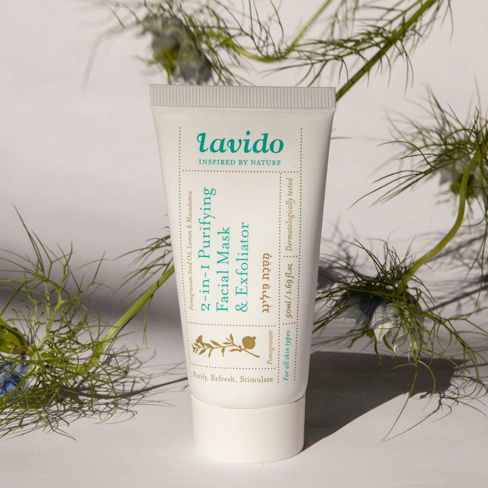 Lavido 2-in-1 Purifying Facial Mask and Exfoliator